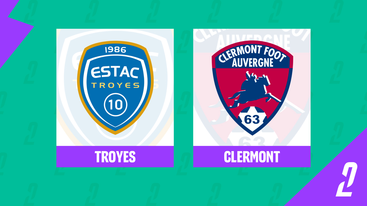 Troyes vs Clermont Foot poster