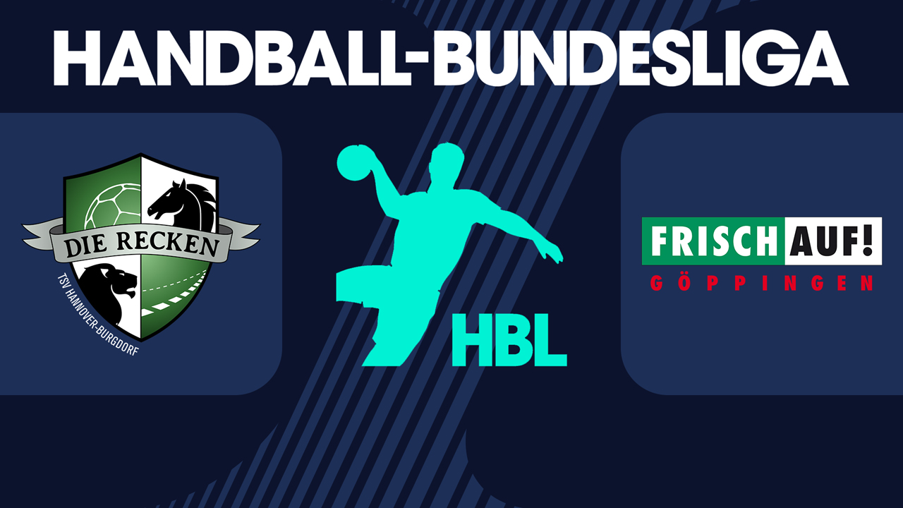 TSV Hannover-Burgdorf vs TPSG Frisch Auf Göppingen poster