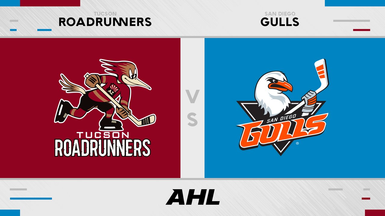 Tucson Roadrunners vs San Diego Gulls poster