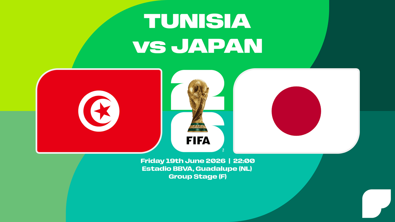 Tunisia vs Japan poster
