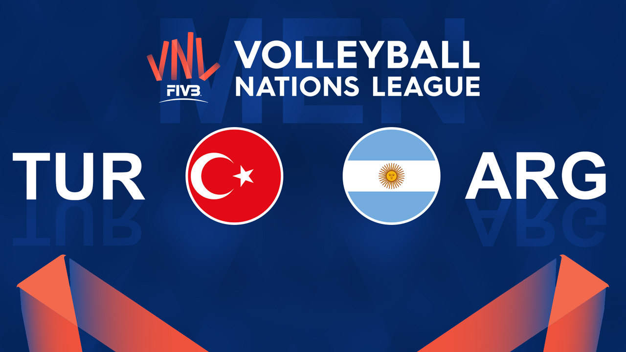 Turkey Volleyball vs Argentina Volleyball poster