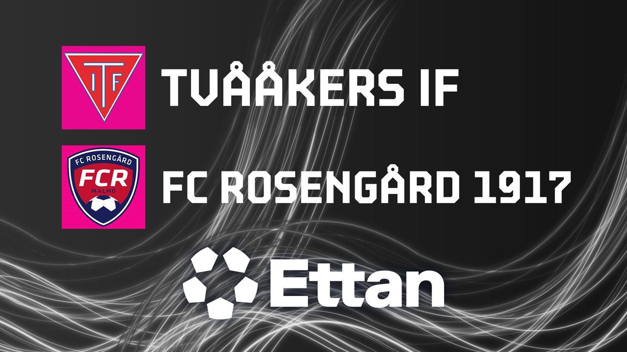 Tvååker vs Rosengård poster