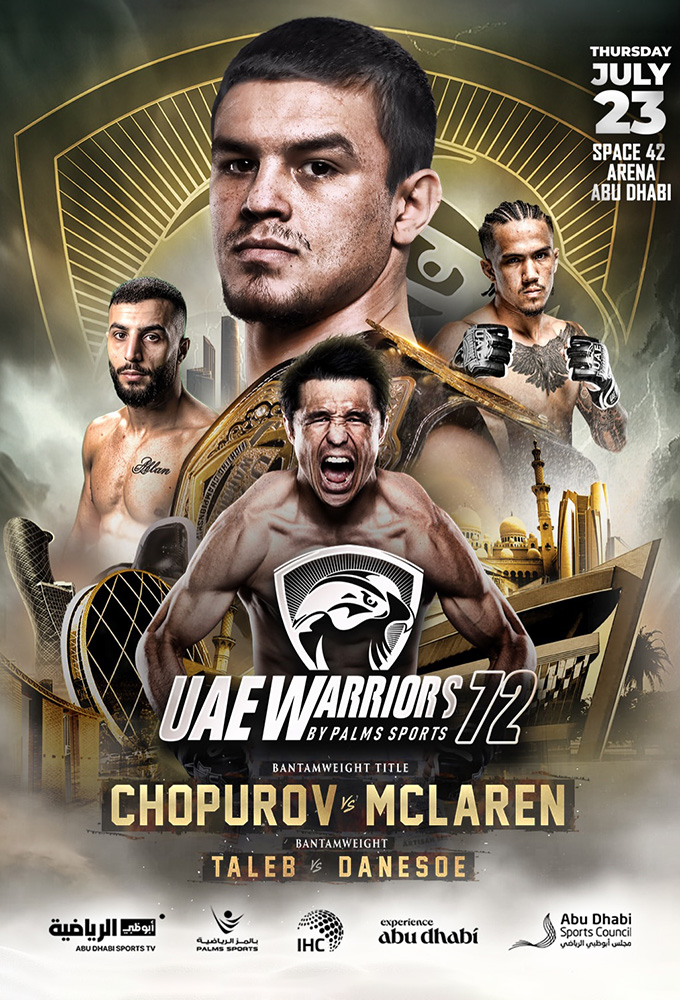 UAE Warriors 72 Chopurov vs McLaren