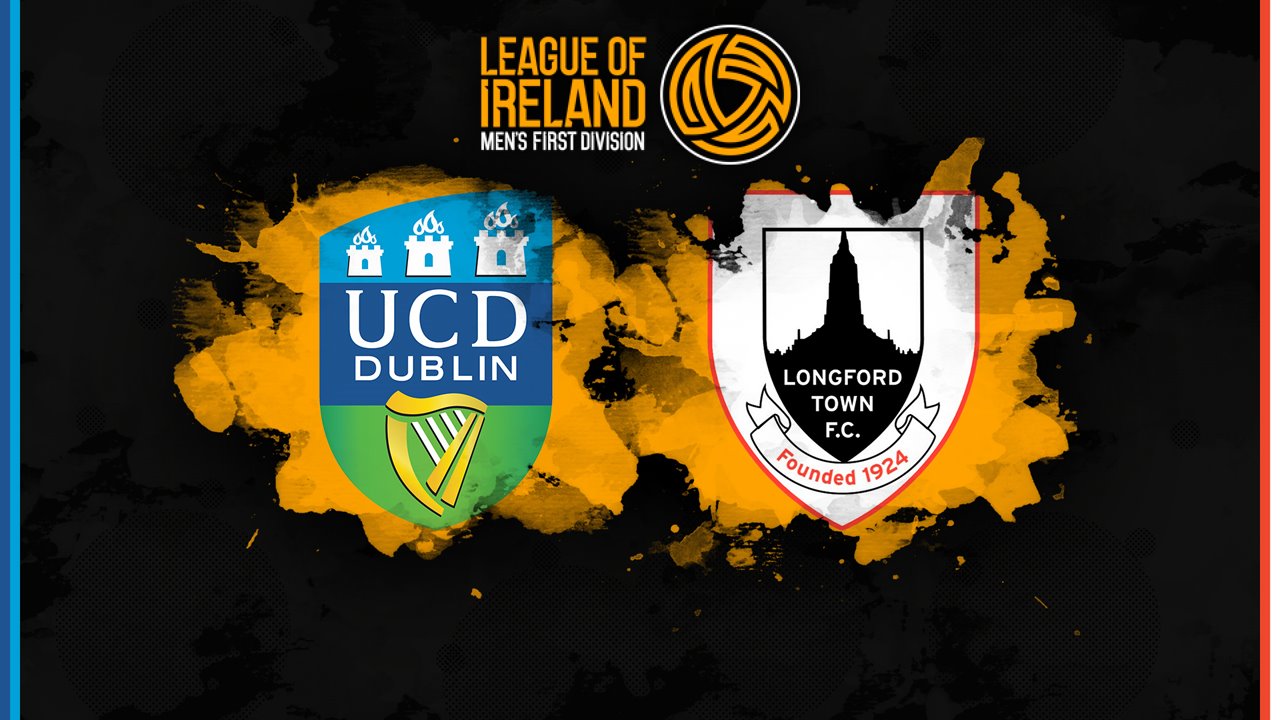 UCD vs Longford Town poster