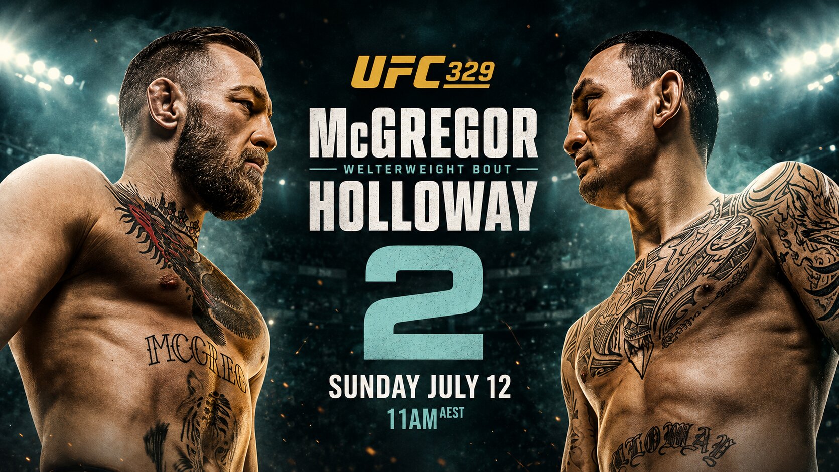 UFC 329 McGregor vs Holloway 2 image