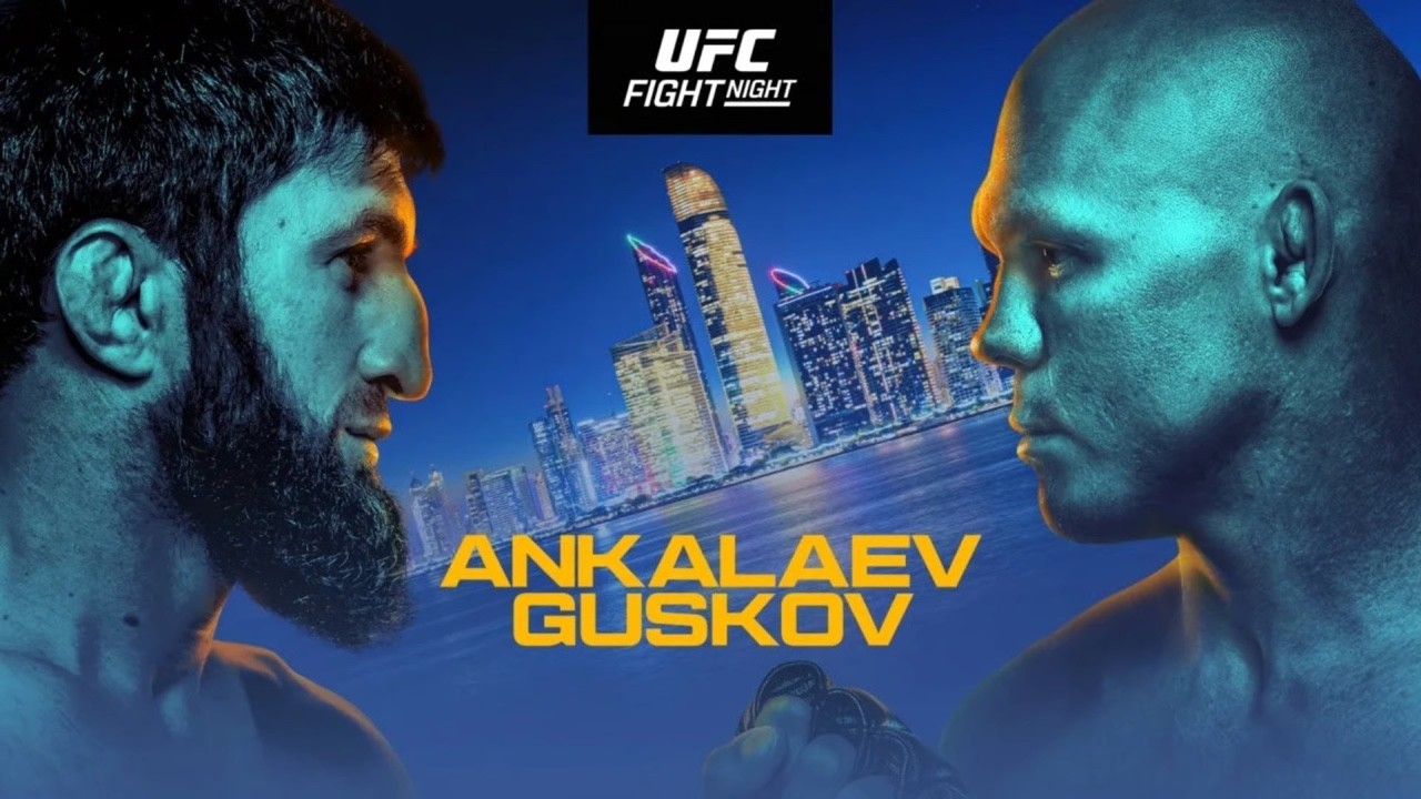 UFC Fight Night 282 Ankalaev vs Guskov poster