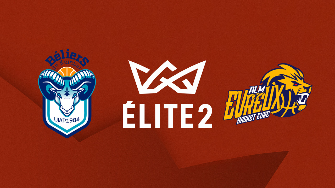 UJAP Quimper 29 vs ALM Évreux Basket poster