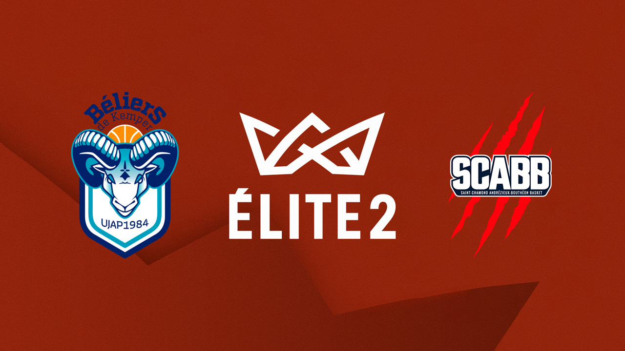 UJAP Quimper 29 vs Saint-Chamond Basket poster