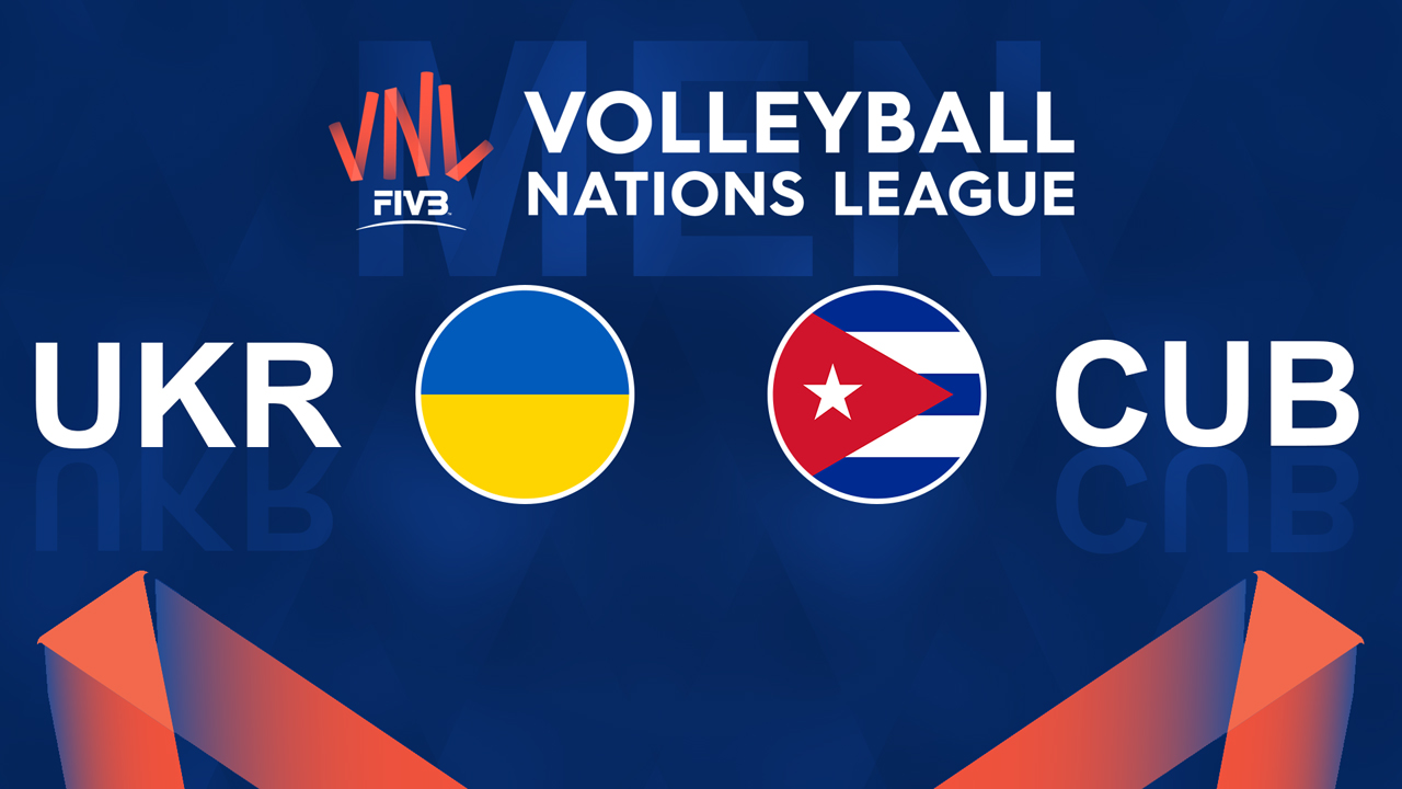 Ukraine Volleyball vs Cuba Volleyball poster