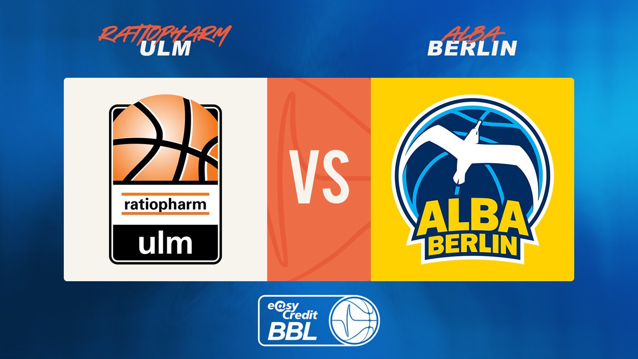 Ulm vs ALBA Berlin poster