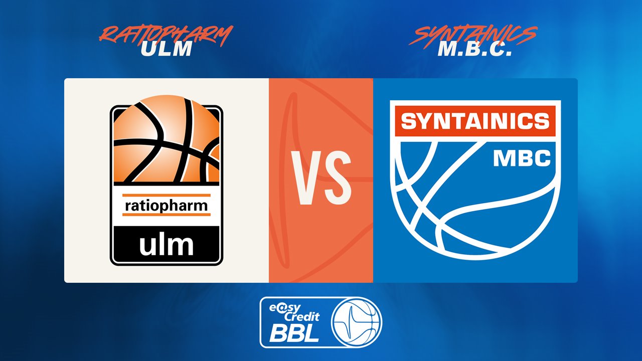 Ulm vs Mitteldeutscher BC poster