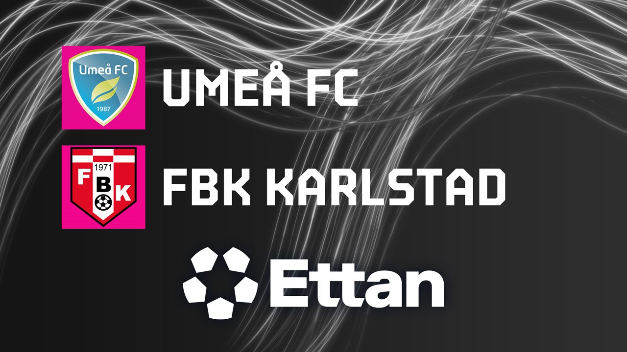 Umeå vs FBK Karlstad poster