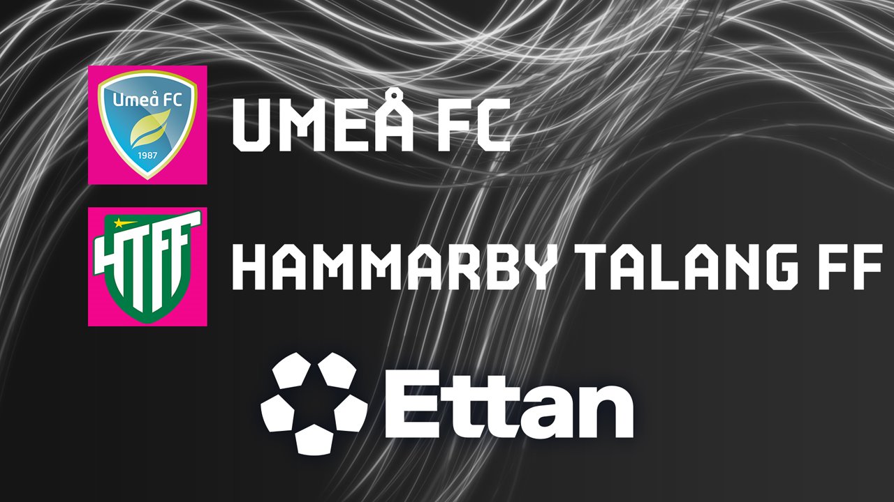 Umeå vs Hammarby Talang poster