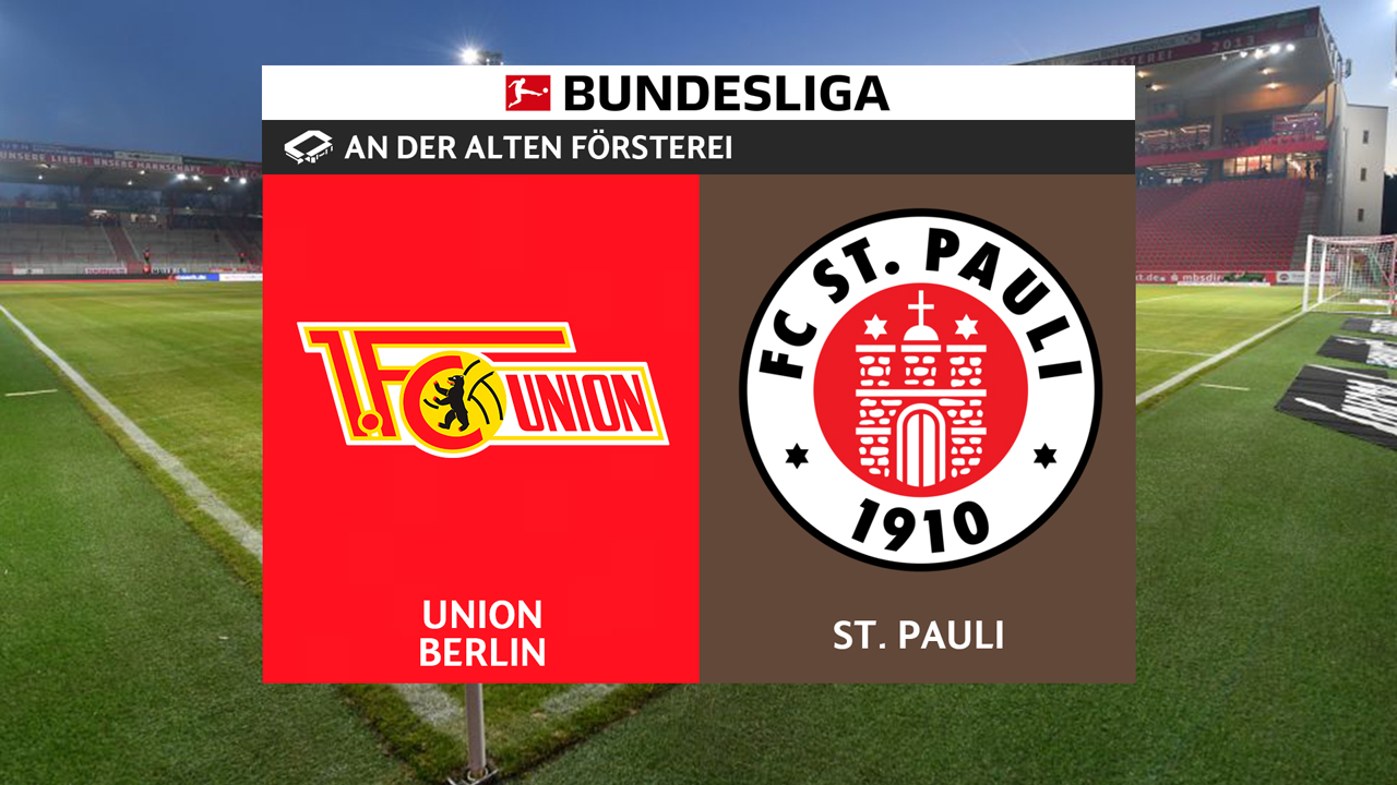 Union Berlin vs St Pauli poster