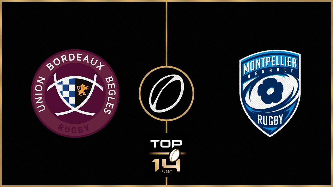 Union Bordeaux Bègles vs Montpellier Hérault Rugby poster