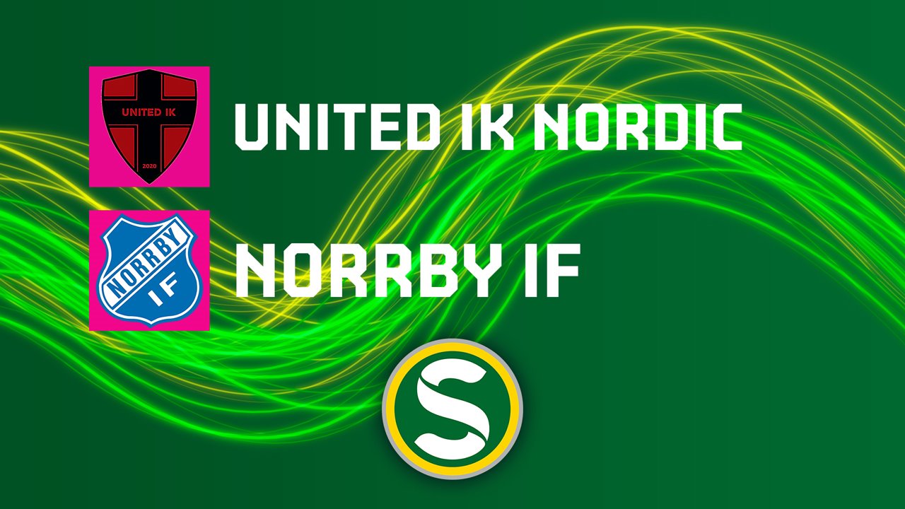 United Nordic vs Norrby poster