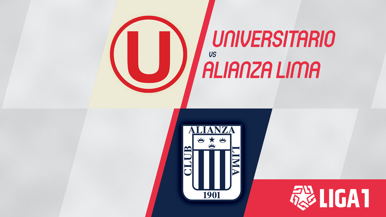 Universitario vs Alianza Lima poster
