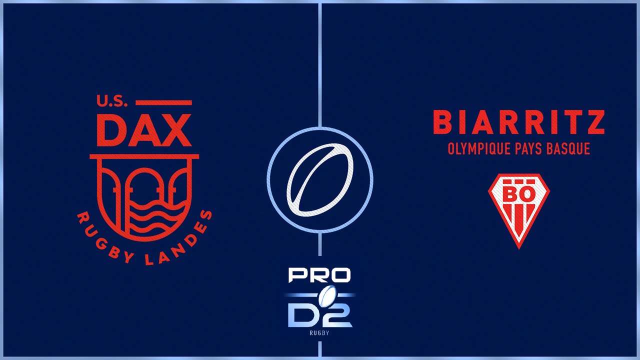US Dax vs Biarritz Olympique poster