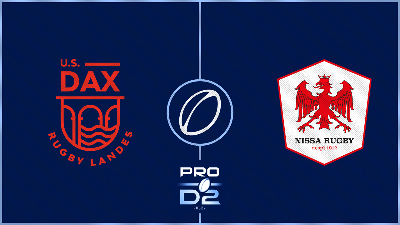 US Dax vs Nissa Rugby poster