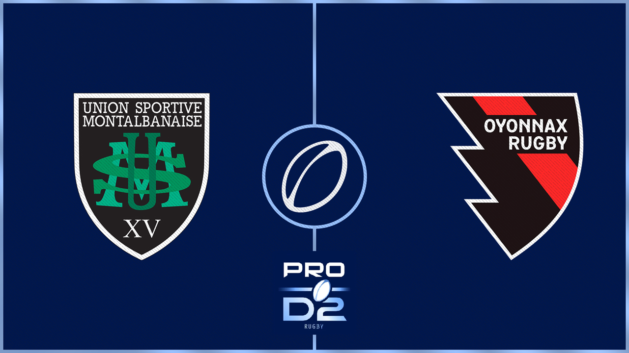US Montauban vs Oyonnax Rugby poster