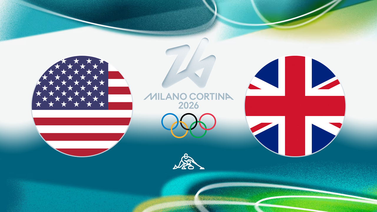 USA Curling vs Great Britain Curling poster