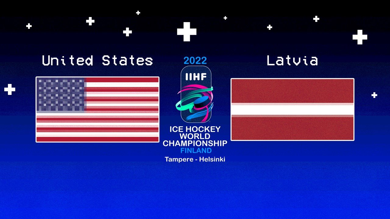 USA Ice Hockey vs Latvia Ice Hockey poster