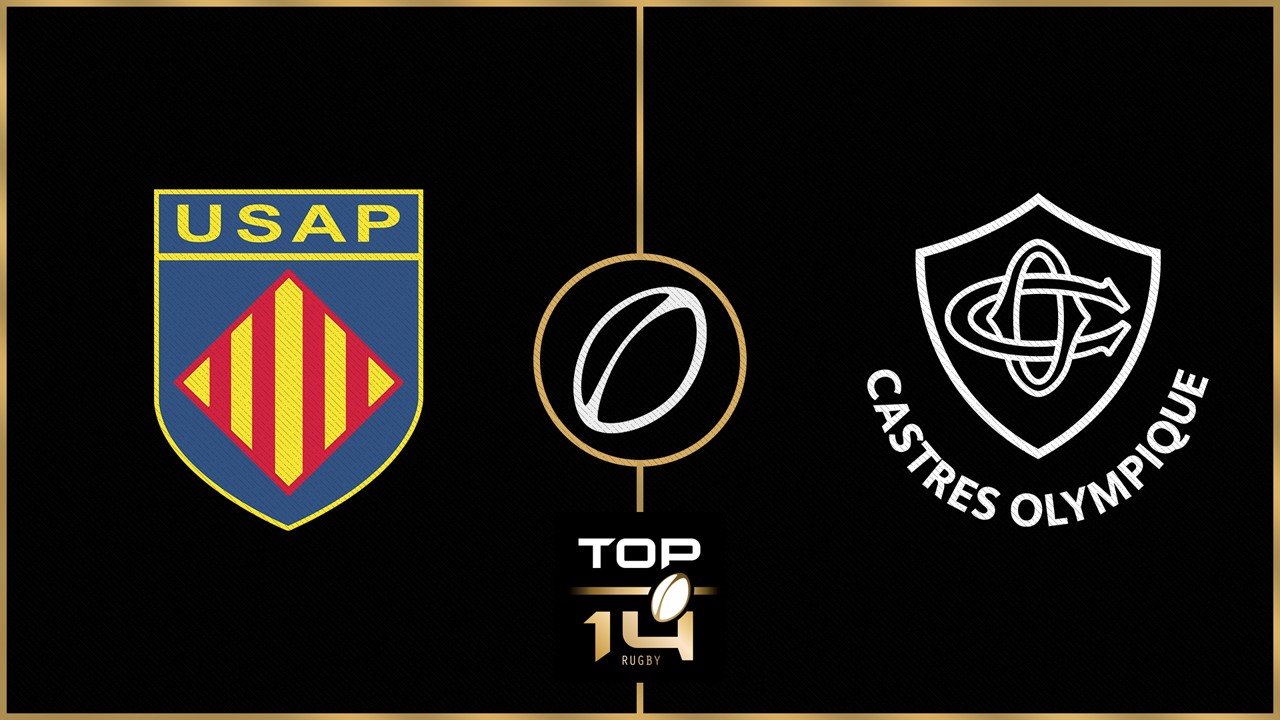 USA Perpignan vs Castres Olympique poster