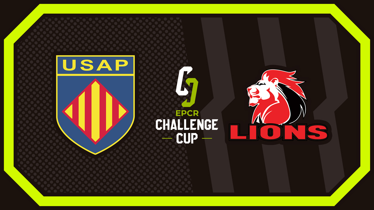 USA Perpignan vs Lions poster