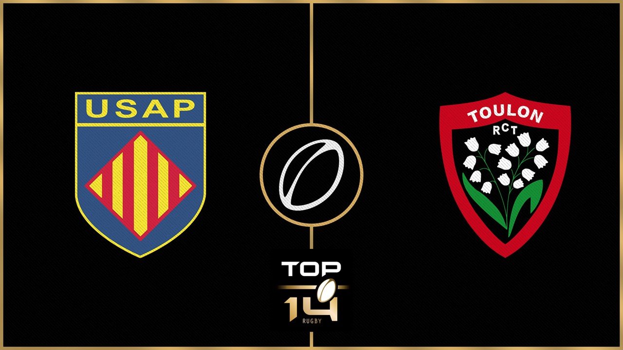 USA Perpignan vs RC Toulonnais poster