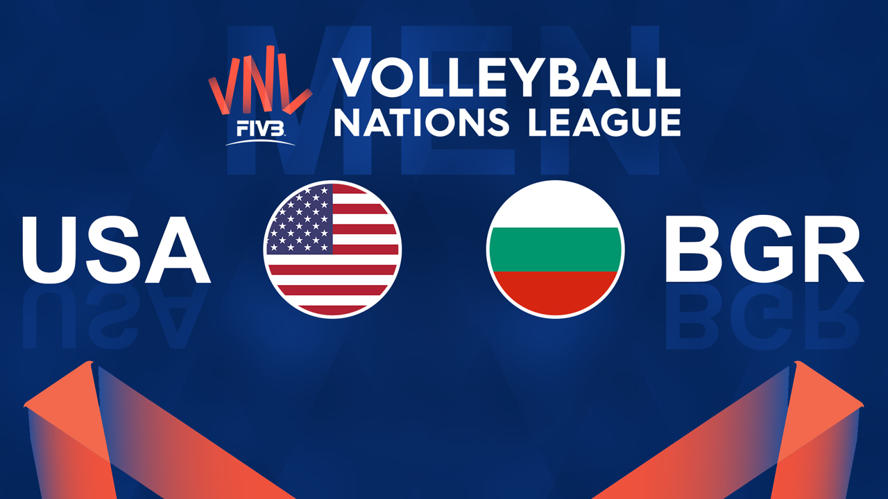 USA Volleyball vs Bulgaria Volleyball poster