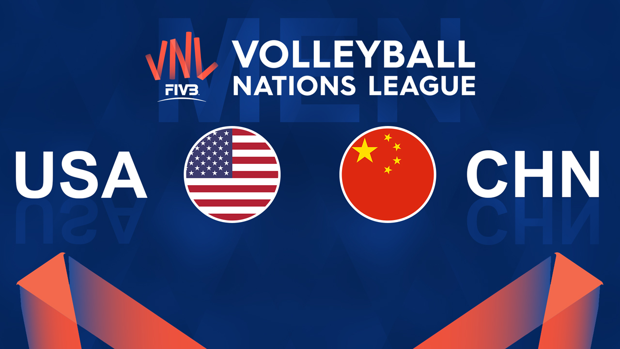 USA Volleyball vs China Volleyball poster