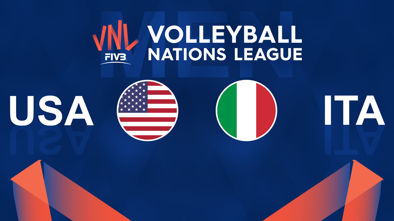 USA Volleyball vs Italy Volleyball poster
