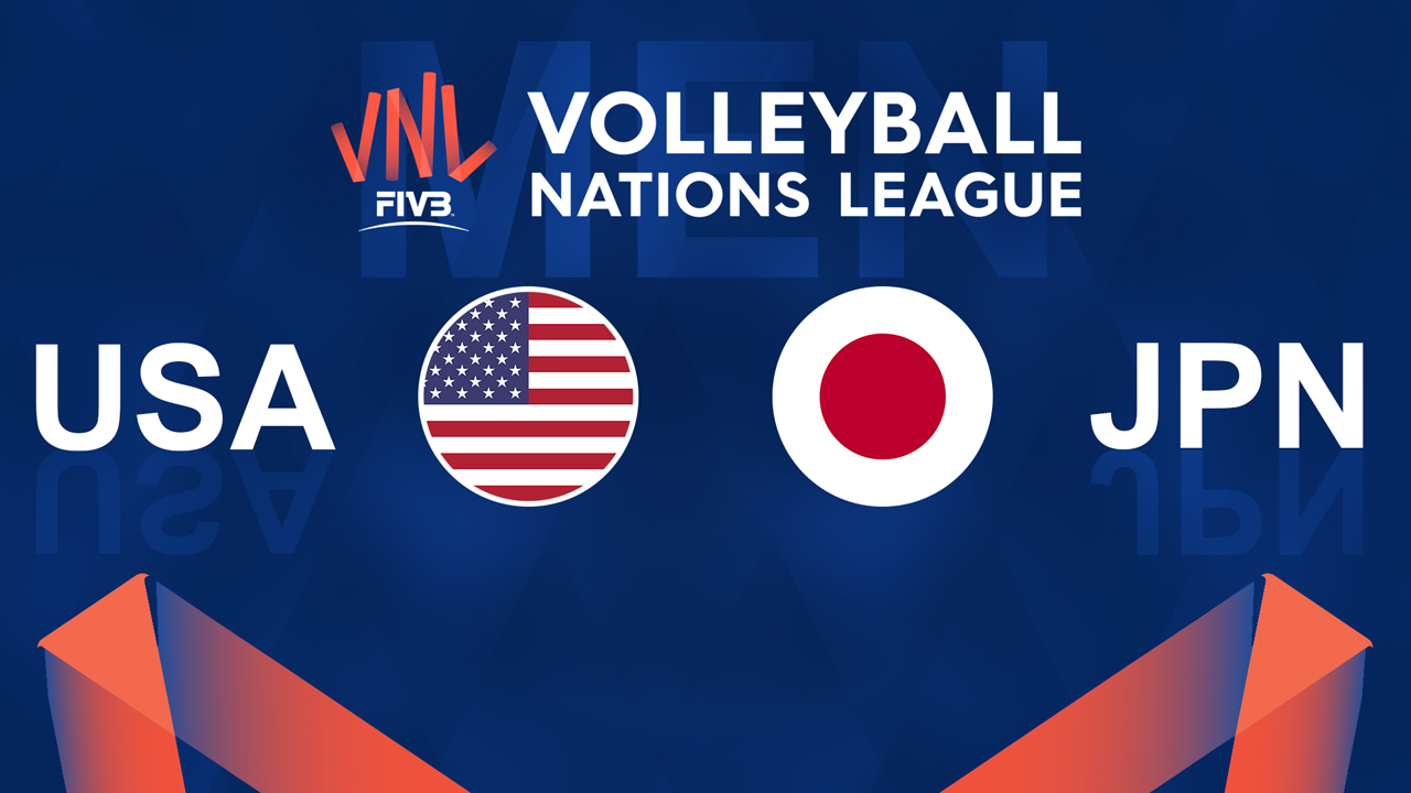 USA Volleyball vs Japan Volleyball poster
