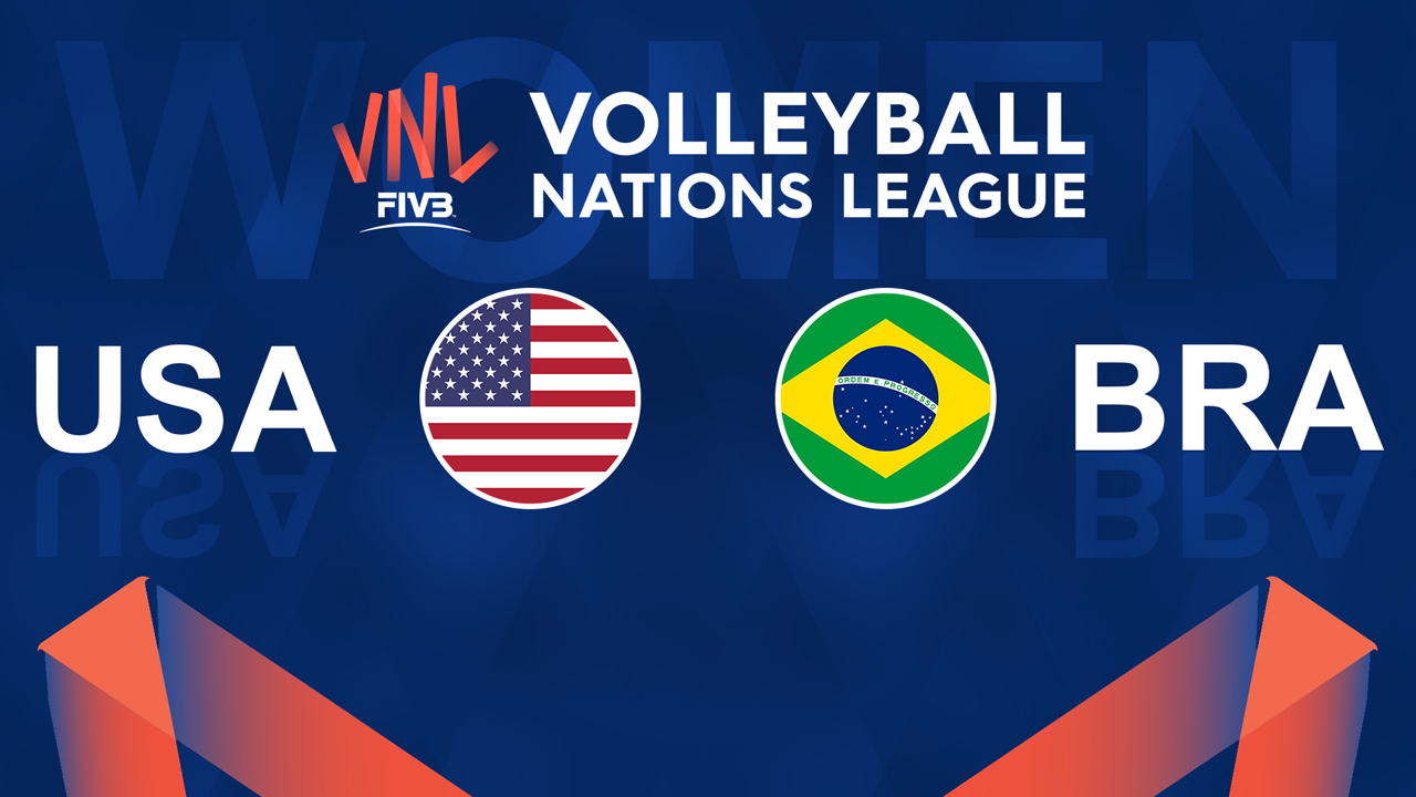 USA Volleyball Women vs Brazil Volleyball Women poster