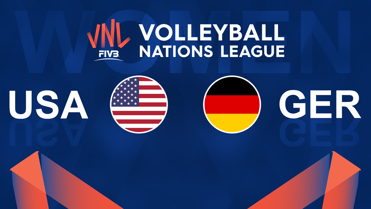 USA Volleyball Women vs Germany Volleyball Women poster