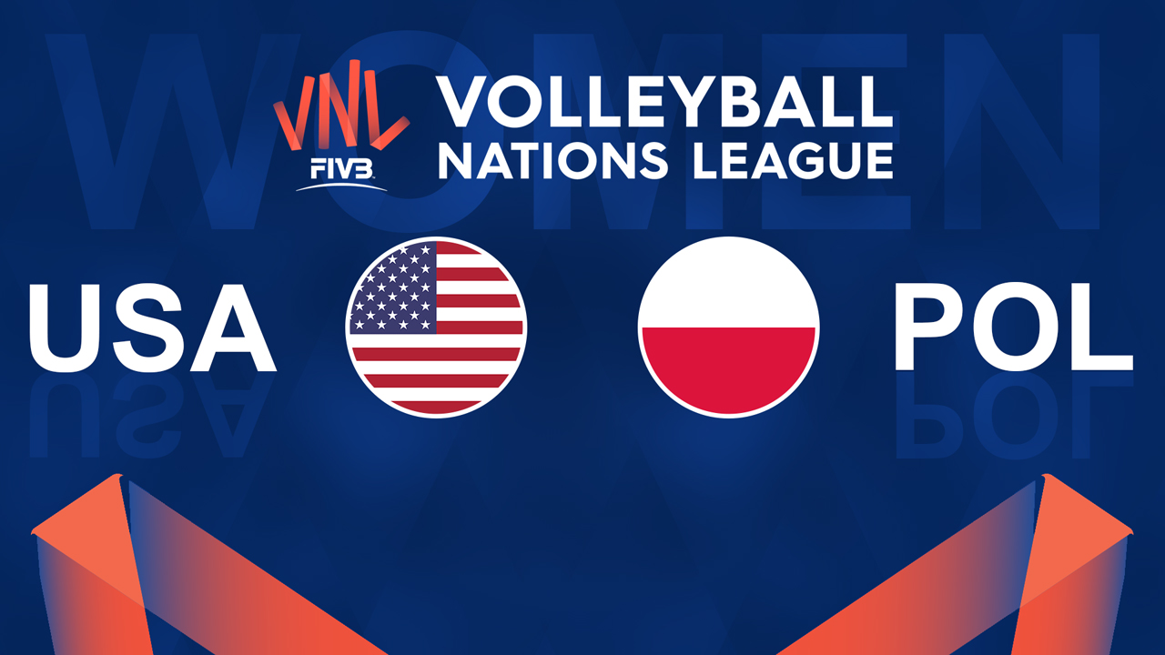 USA Volleyball Women vs Poland Volleyball Women poster