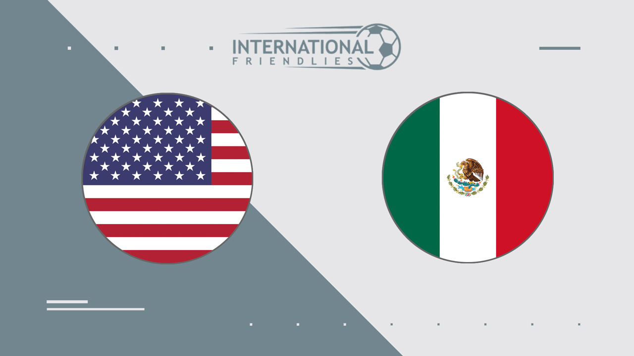 USA vs Mexico poster