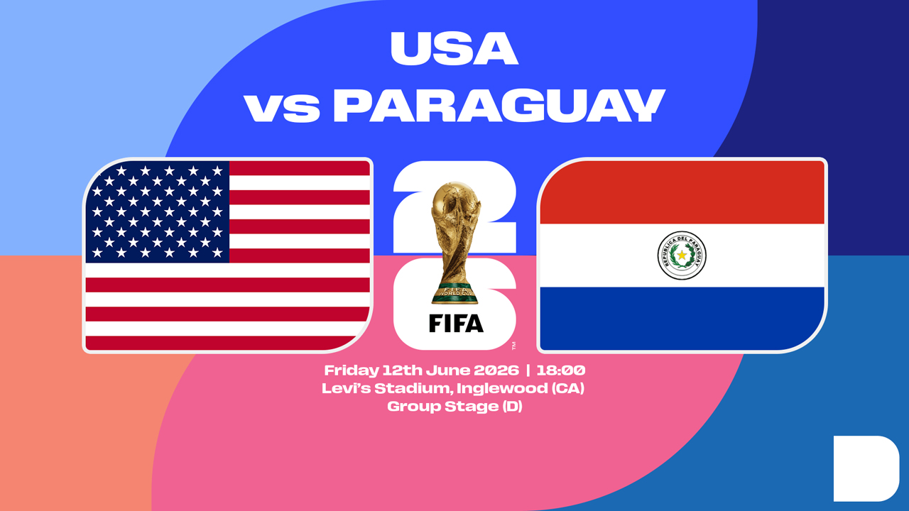 USA vs Paraguay poster