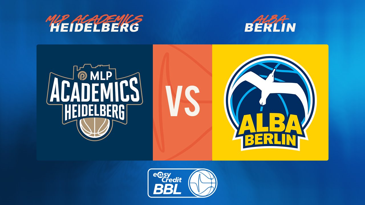 USC Heidelberg vs ALBA Berlin poster