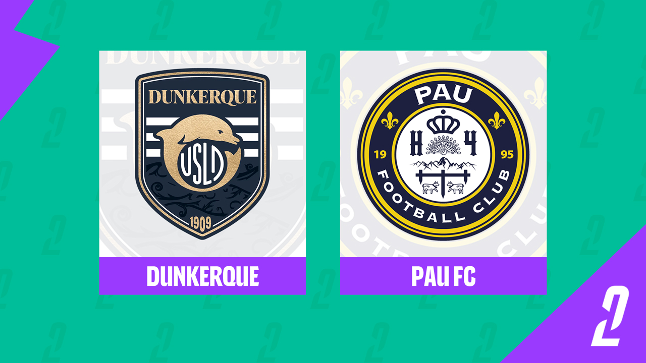 USL Dunkerque vs Pau FC poster