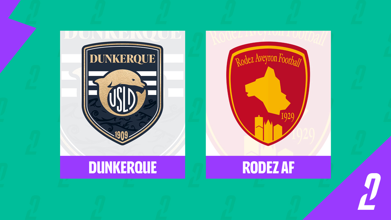 USL Dunkerque vs Rodez AF poster