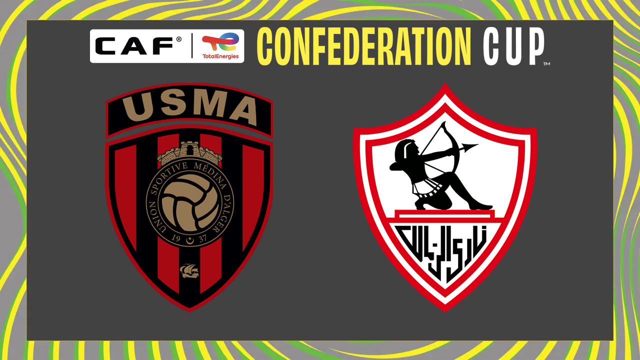 USM Alger vs Zamalek poster