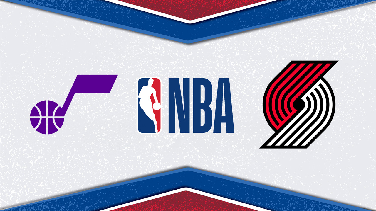 Utah Jazz vs Portland Trail Blazers poster