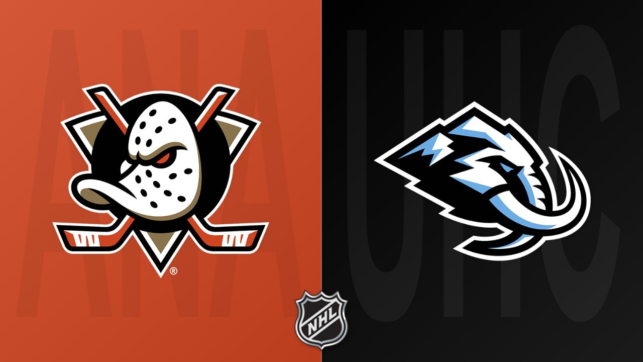 Utah Mammoth vs Anaheim Ducks poster