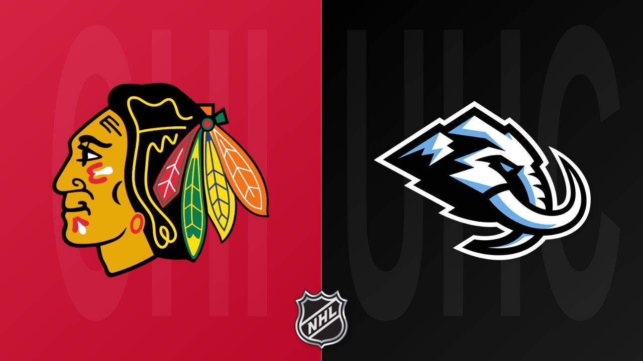 Utah Mammoth vs Chicago Blackhawks poster