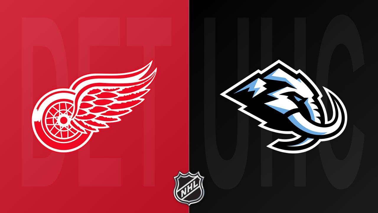 Utah Mammoth vs Detroit Red Wings poster