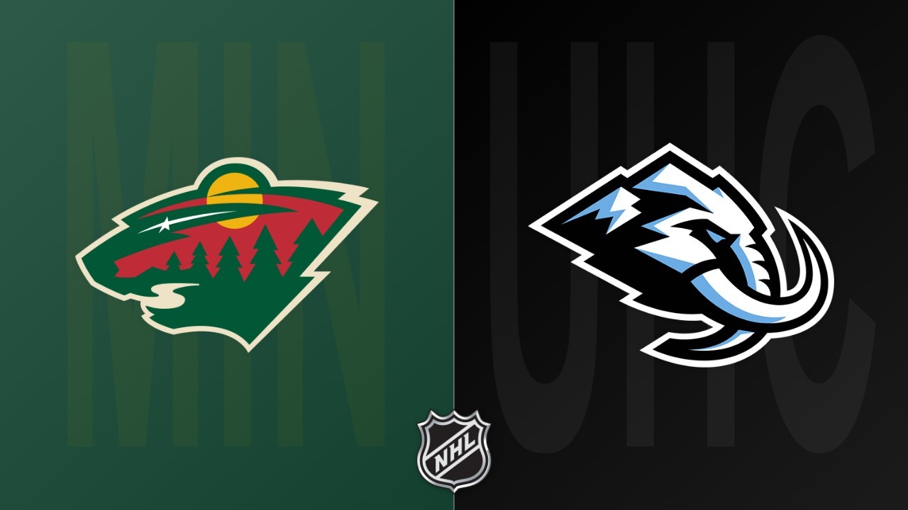 Utah Mammoth vs Minnesota Wild poster