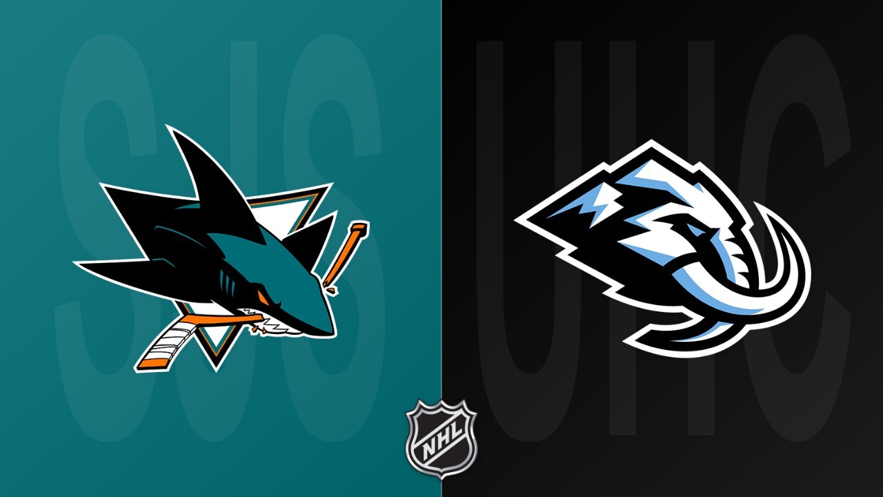 Utah Mammoth vs San Jose Sharks poster