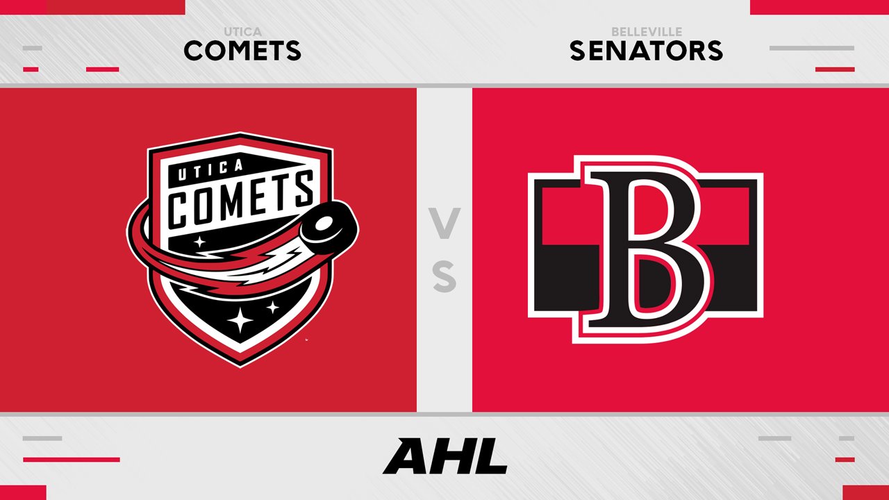 Utica Comets vs Belleville Senators poster
