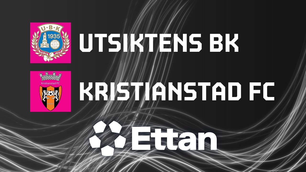 Utsikten vs Kristianstad poster